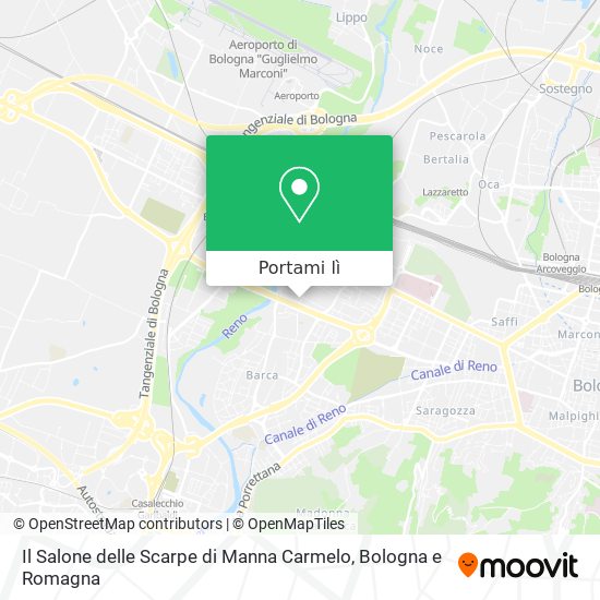 Mappa Il Salone delle Scarpe di Manna Carmelo