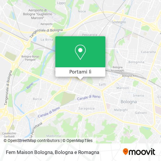 Mappa Fem Maison Bologna