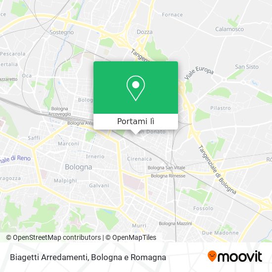 Mappa Biagetti Arredamenti