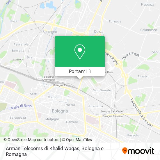 Mappa Arman Telecoms di Khalid Waqas