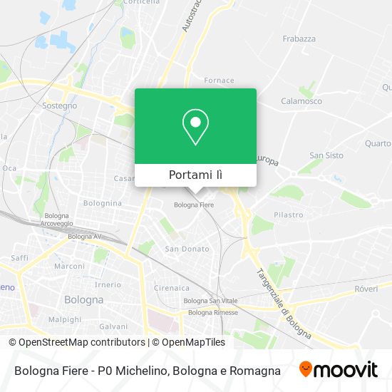 Mappa Bologna Fiere - P0 Michelino