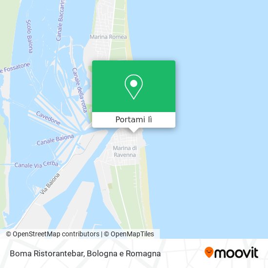Mappa Boma Ristorantebar