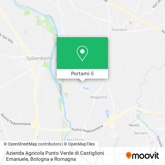 Mappa Azienda Agricola Punto Verde di Castiglioni Emanuele