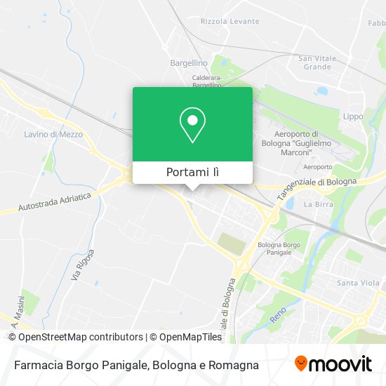 Mappa Farmacia Borgo Panigale