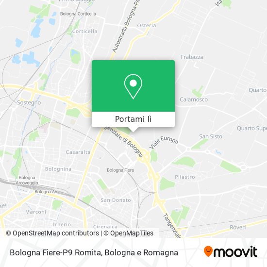 Mappa Bologna Fiere-P9 Romita