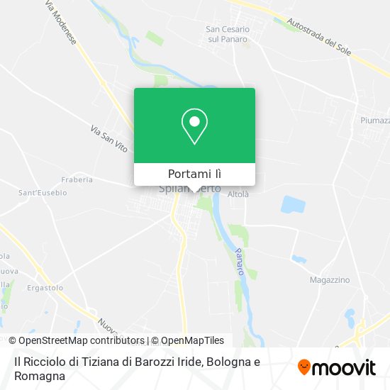 Mappa Il Ricciolo di Tiziana di Barozzi Iride
