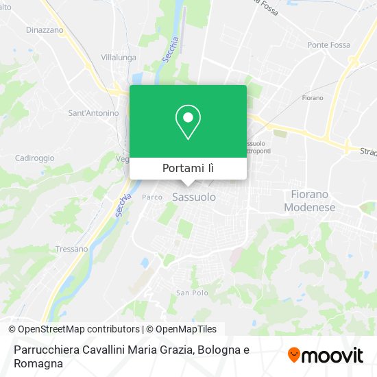 Mappa Parrucchiera Cavallini Maria Grazia