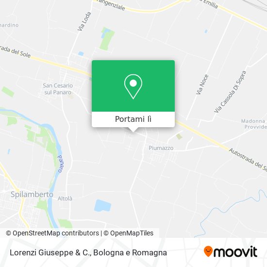 Mappa Lorenzi Giuseppe & C.
