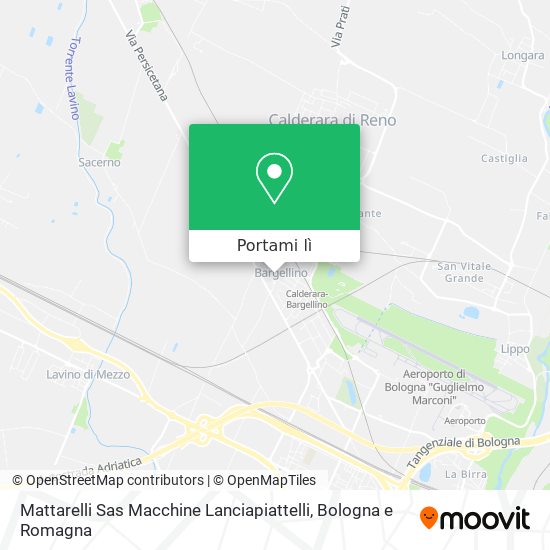 Mappa Mattarelli Sas Macchine Lanciapiattelli
