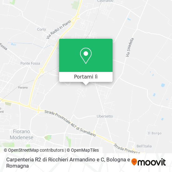 Mappa Carpenteria R2 di Ricchieri Armandino e C