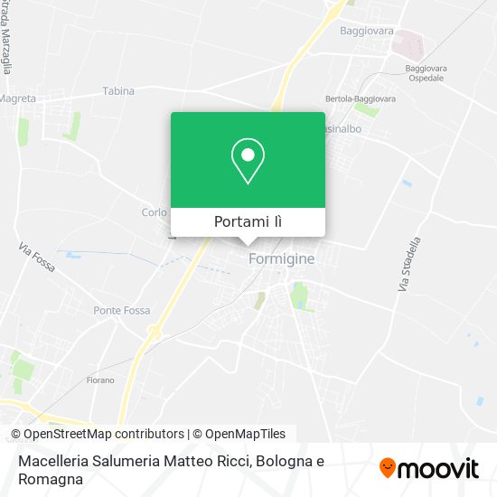 Mappa Macelleria Salumeria Matteo Ricci
