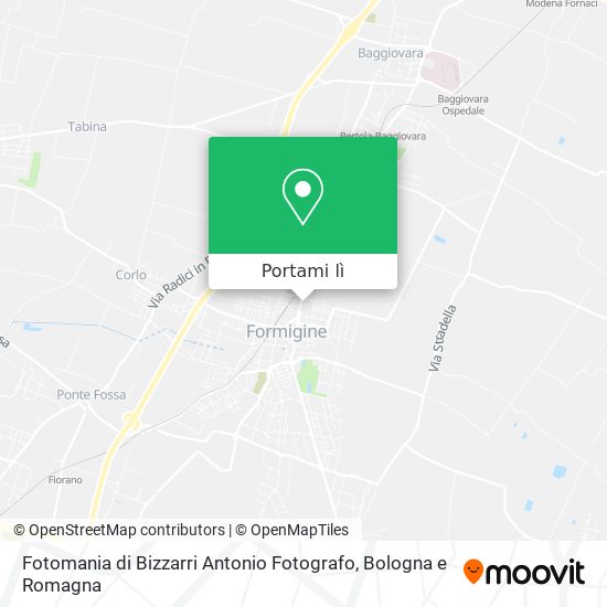 Mappa Fotomania di Bizzarri Antonio Fotografo