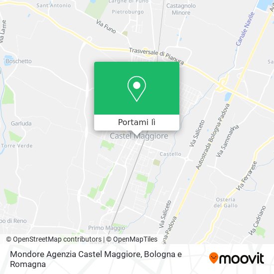 Mappa Mondore Agenzia Castel Maggiore