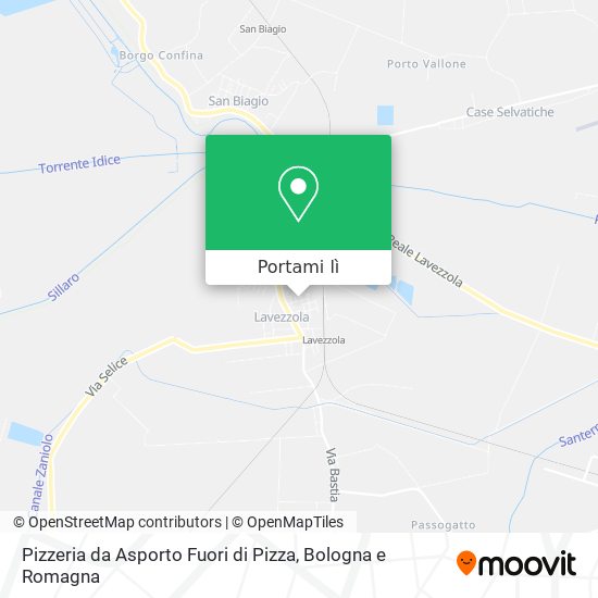 Mappa Pizzeria da Asporto Fuori di Pizza
