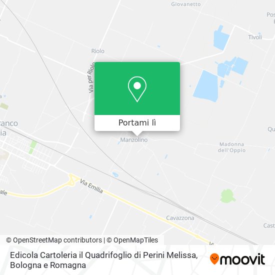 Mappa Edicola Cartoleria il Quadrifoglio di Perini Melissa