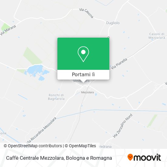 Mappa Caffè Centrale Mezzolara