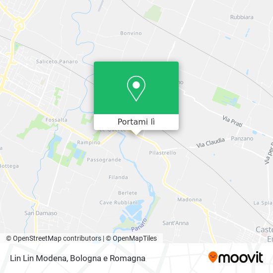 Mappa Lin Lin Modena