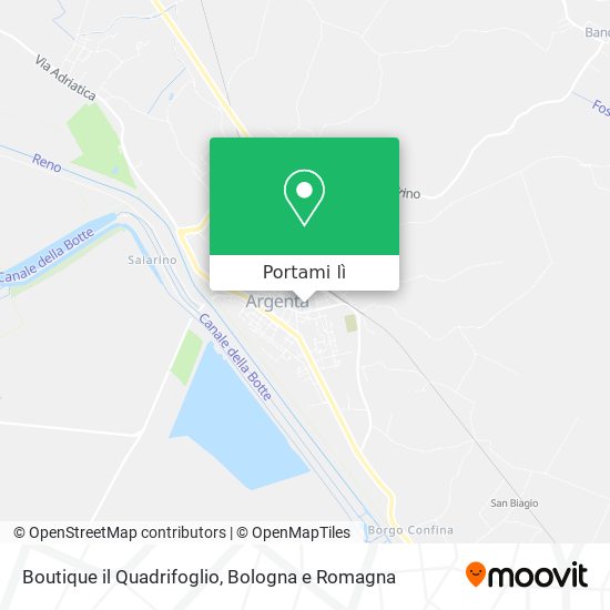 Mappa Boutique il Quadrifoglio