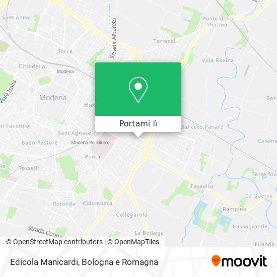 Mappa Edicola Manicardi