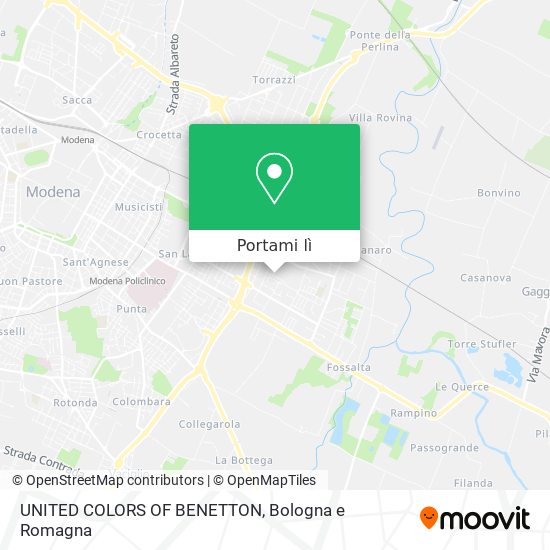Mappa UNITED COLORS OF BENETTON