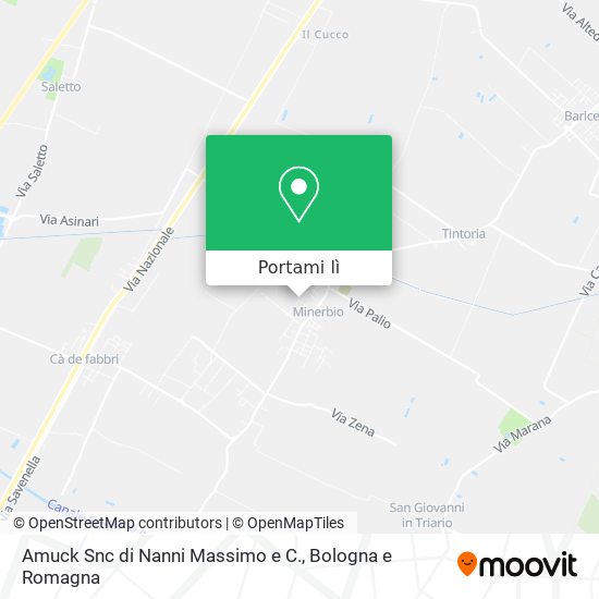 Mappa Amuck Snc di Nanni Massimo e C.