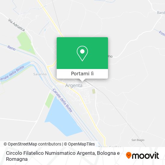 Mappa Circolo Filatelico Numismatico Argenta