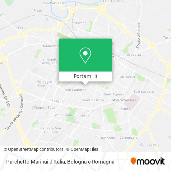 Mappa Parchetto Marinai d'Italia