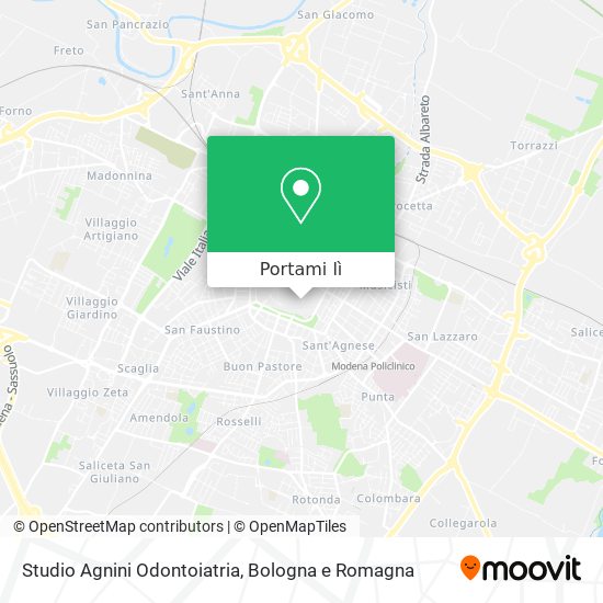 Mappa Studio Agnini Odontoiatria