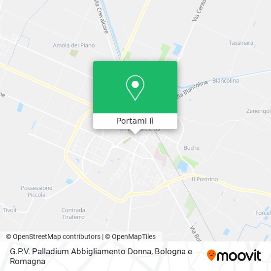Mappa G.P.V. Palladium Abbigliamento Donna