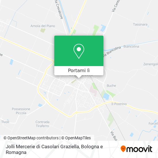 Mappa Jolli Mercerie di Casolari Graziella