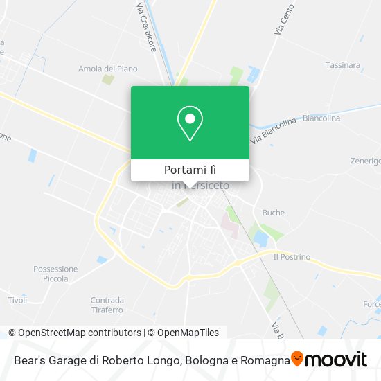 Mappa Bear's Garage di Roberto Longo