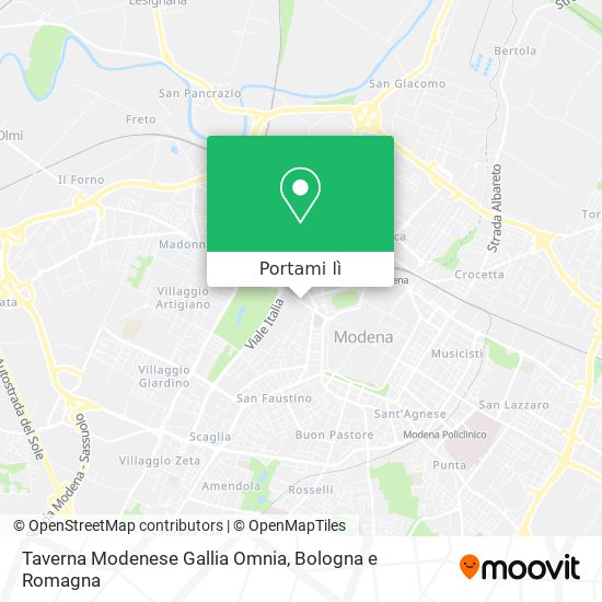 Mappa Taverna Modenese Gallia Omnia