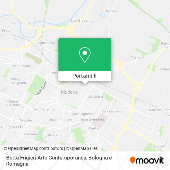 Mappa Betta Frigieri Arte Contemporanea