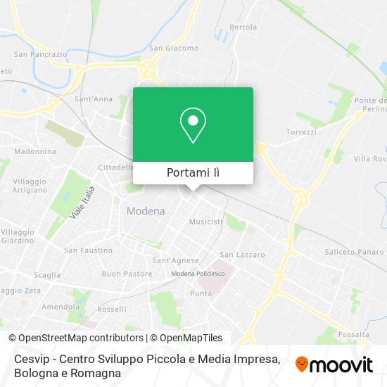 Mappa Cesvip - Centro Sviluppo Piccola e Media Impresa