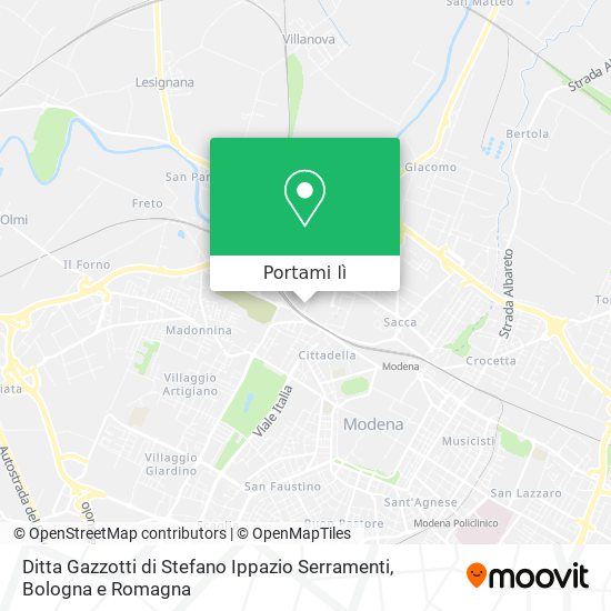 Mappa Ditta Gazzotti di Stefano Ippazio Serramenti