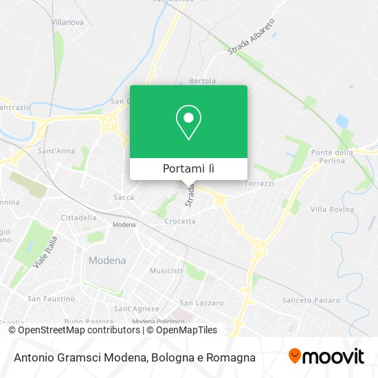Mappa Antonio Gramsci Modena