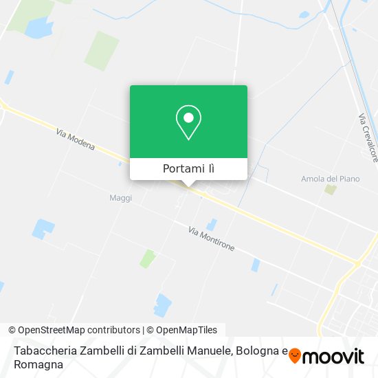 Mappa Tabaccheria Zambelli di Zambelli Manuele