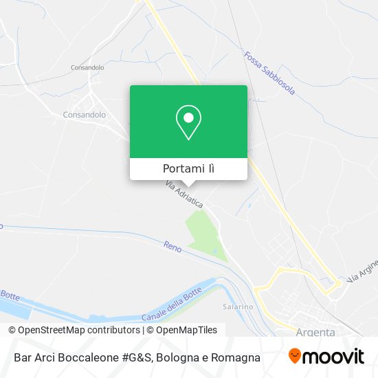Mappa Bar Arci Boccaleone #G&S