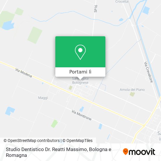 Mappa Studio Dentistico Dr. Reatti Massimo