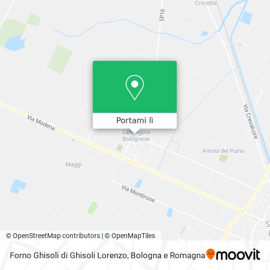 Mappa Forno Ghisoli di Ghisoli Lorenzo