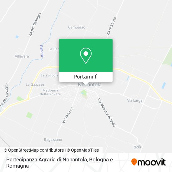 Mappa Partecipanza Agraria di Nonantola
