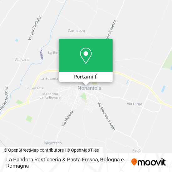 Mappa La Pandora Rosticceria & Pasta Fresca