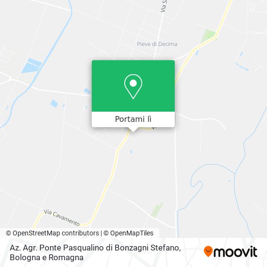 Mappa Az. Agr. Ponte Pasqualino di Bonzagni Stefano