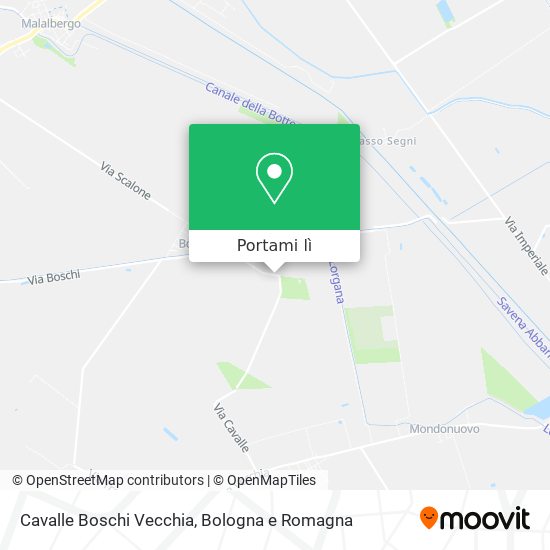 Mappa Cavalle Boschi Vecchia