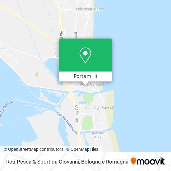 Mappa Reti-Pesca & Sport da Giovanni