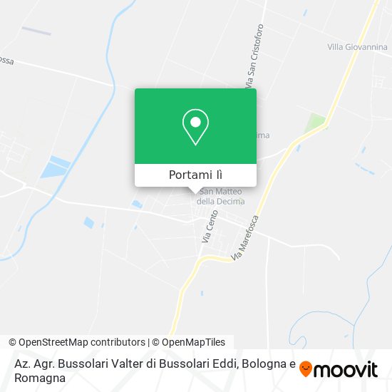 Mappa Az. Agr. Bussolari Valter di Bussolari Eddi