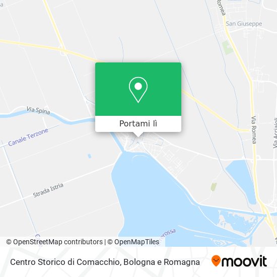 Mappa Centro Storico di Comacchio