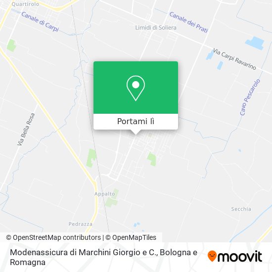 Mappa Modenassicura di Marchini Giorgio e C.