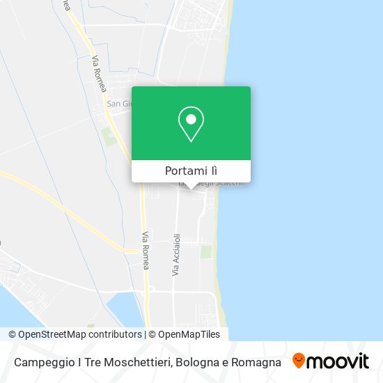Mappa Campeggio I Tre Moschettieri
