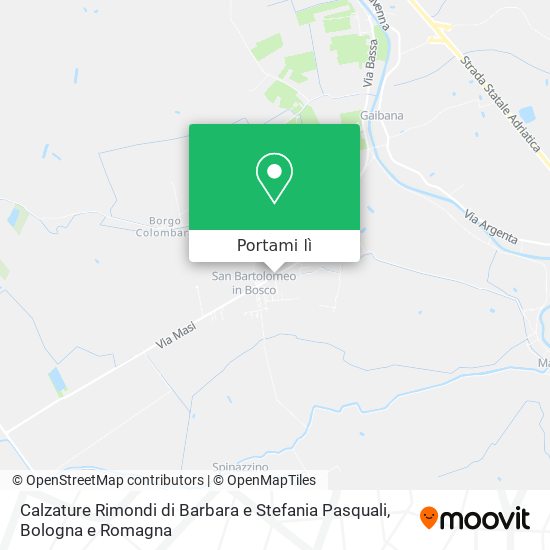 Mappa Calzature Rimondi di Barbara e Stefania Pasquali